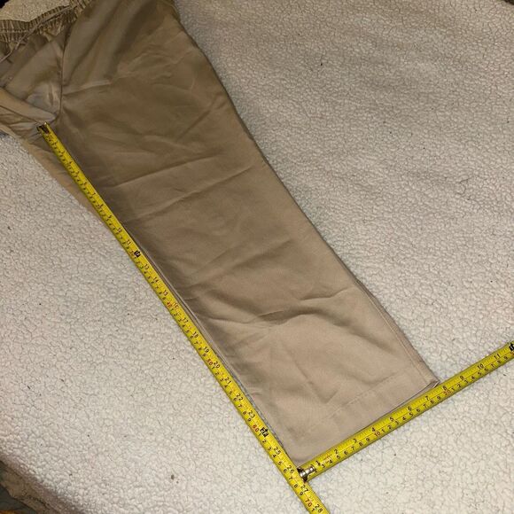 H&M Medium Pull On Drawstring Waist Womens Lyocell Blend Pants Tan Beige EUC - Picture 7 of 7